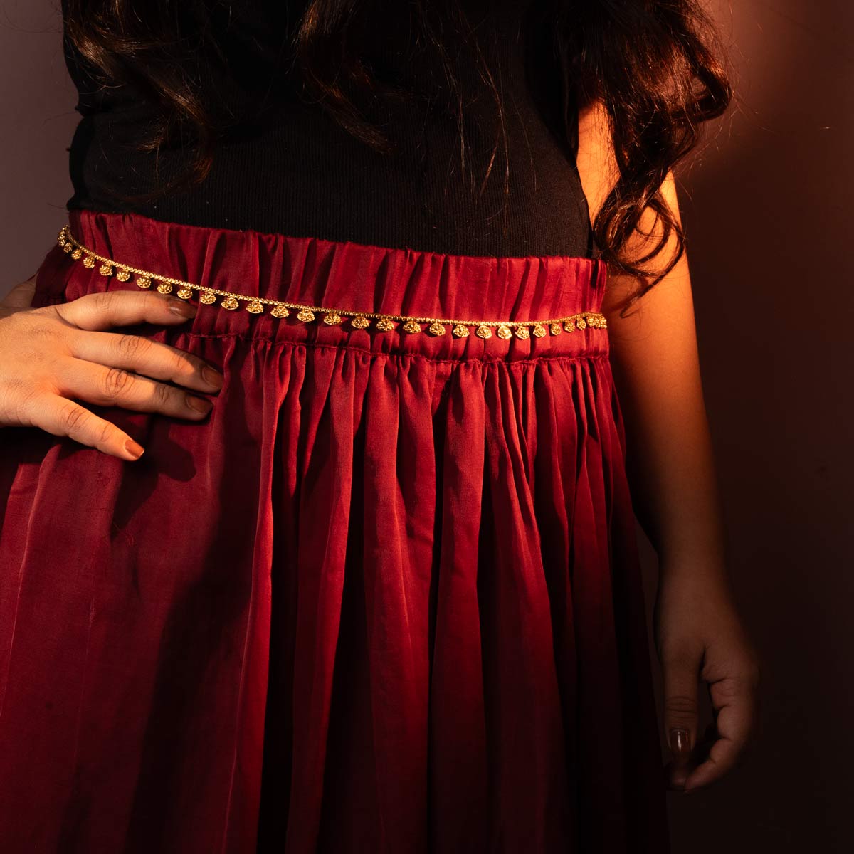 Golden Leaf Waist Chains Elegant Gold-Plated Ethnic Jewellery – Utsaav by  Gargi