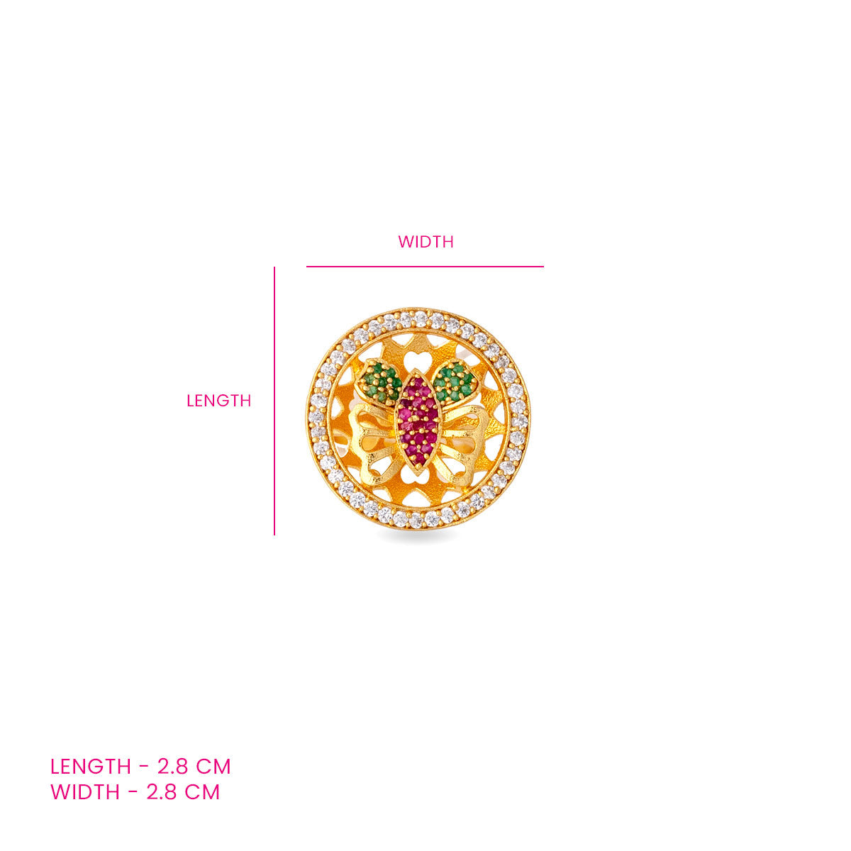 Rangoli Finger Ring