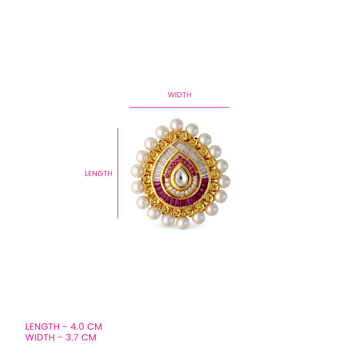 Shringaar Moti Ring