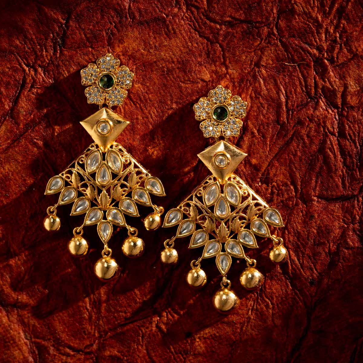 Rajwada Jhalar Earrings