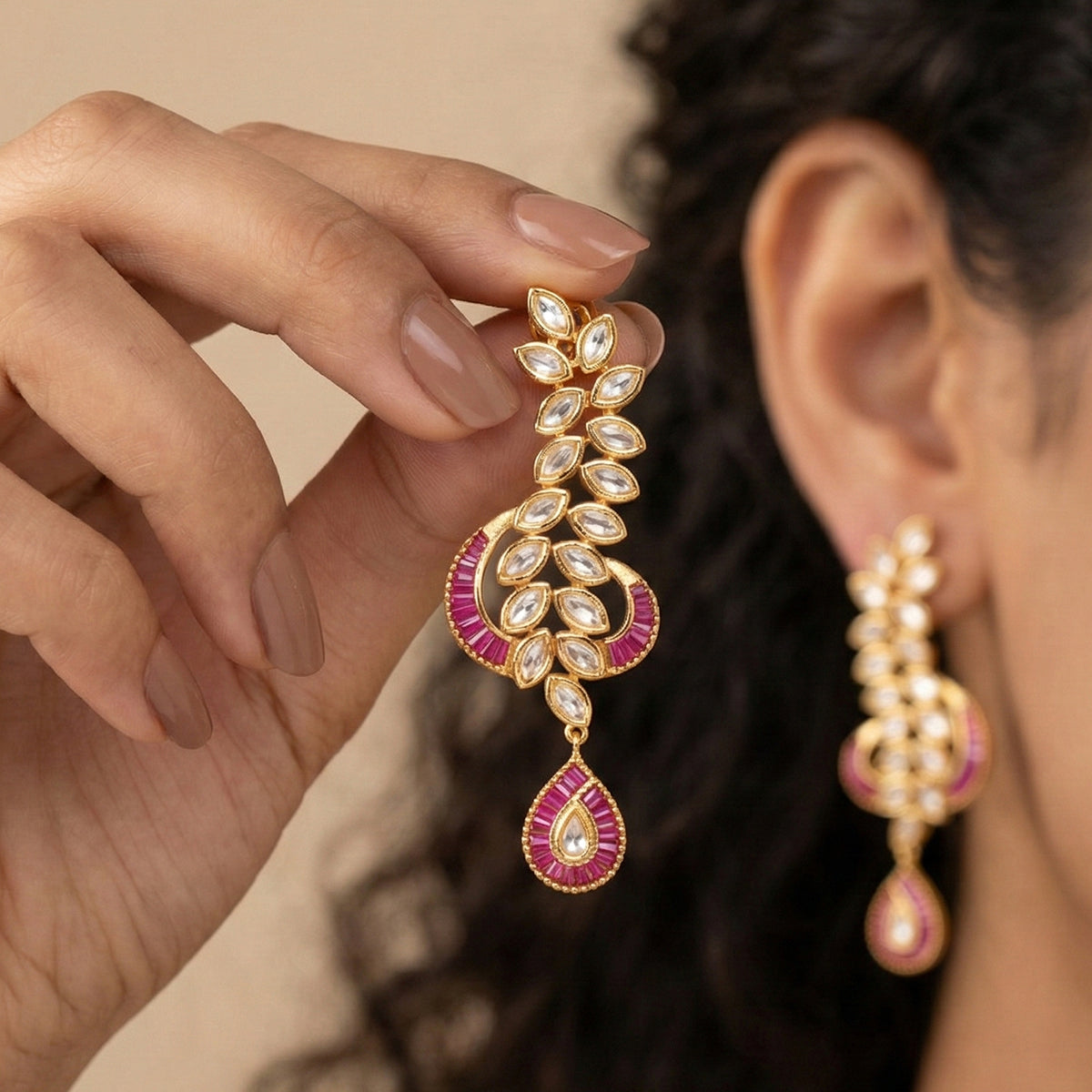 Gulab Lata Earrings