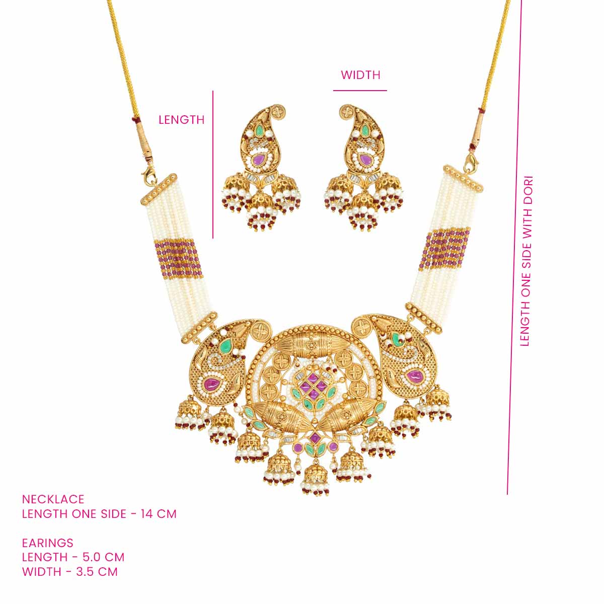 Temple Treasure Necklace Set