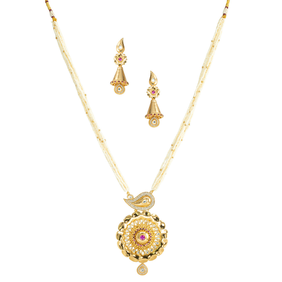 Chandrika Gold Pendant Set