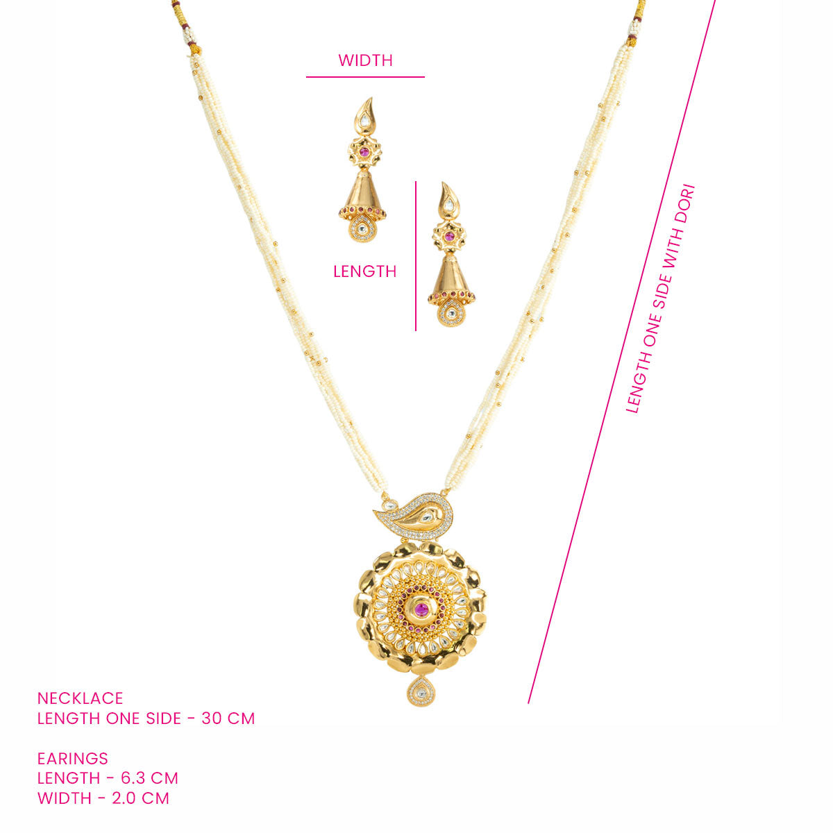 Chandrika Gold Pendant Set