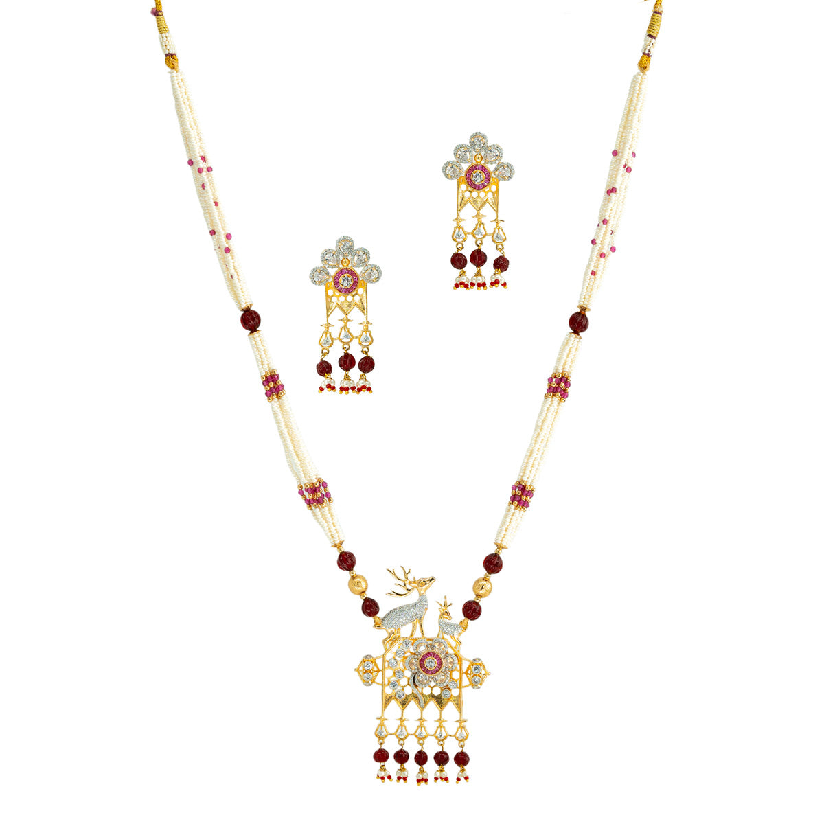 Mayura Pearl Necklace Set