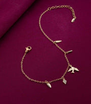 Cute Bird Charm Anklet