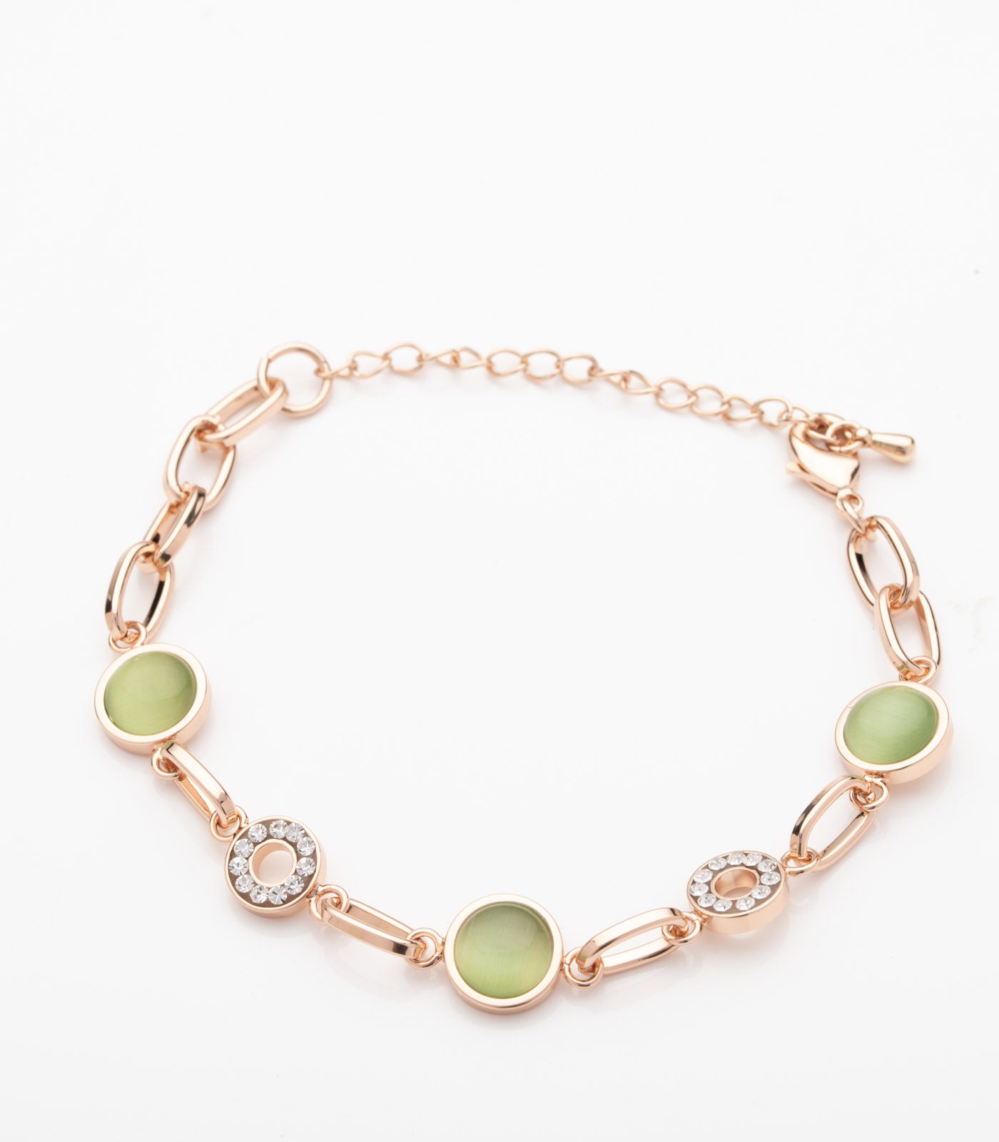 Classic Green Stone Bracelet