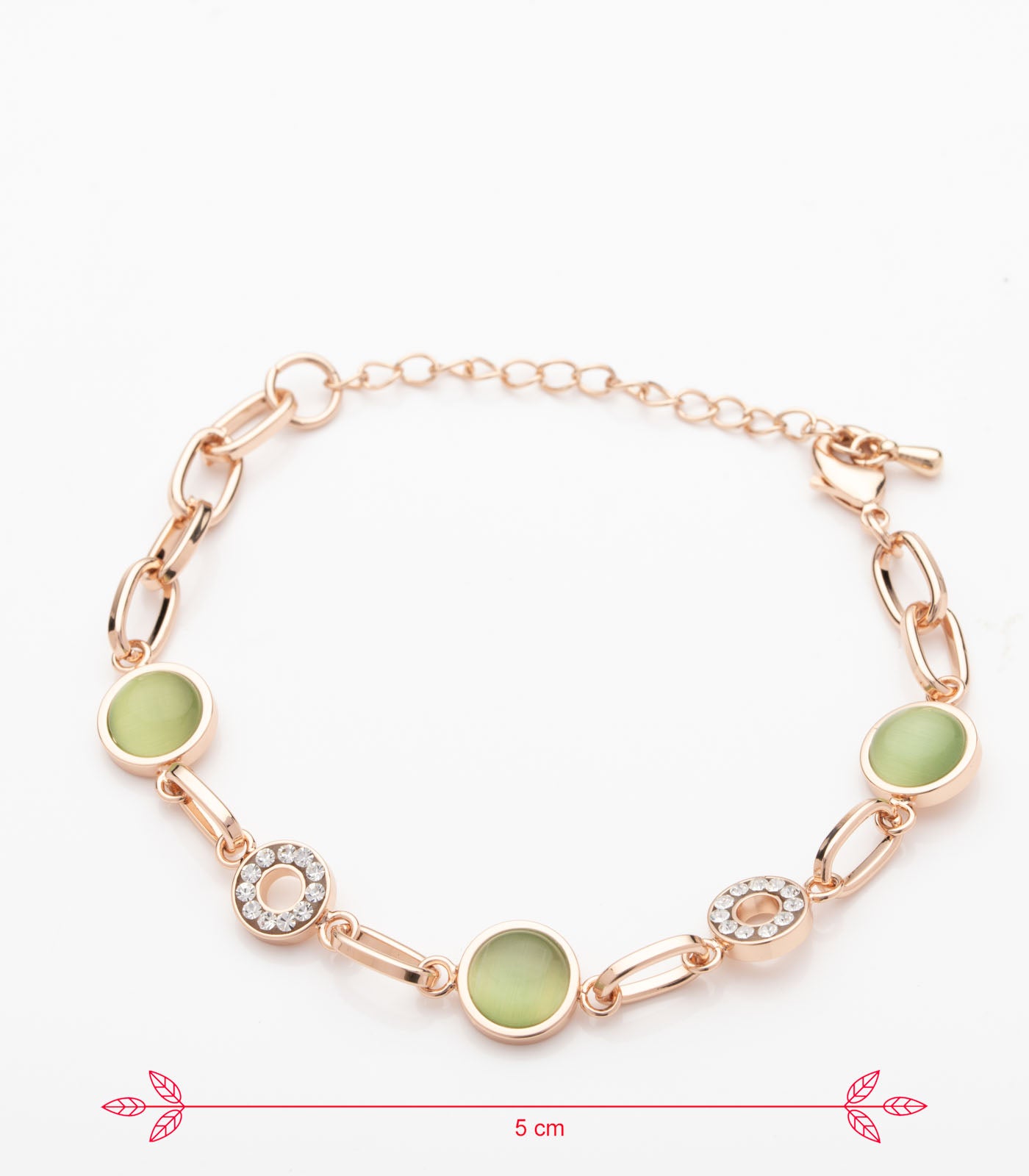 Classic Green Stone Bracelet