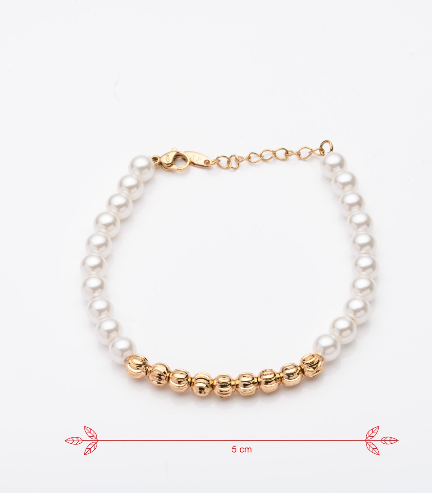 Golden-Pearl Bead Bracelet