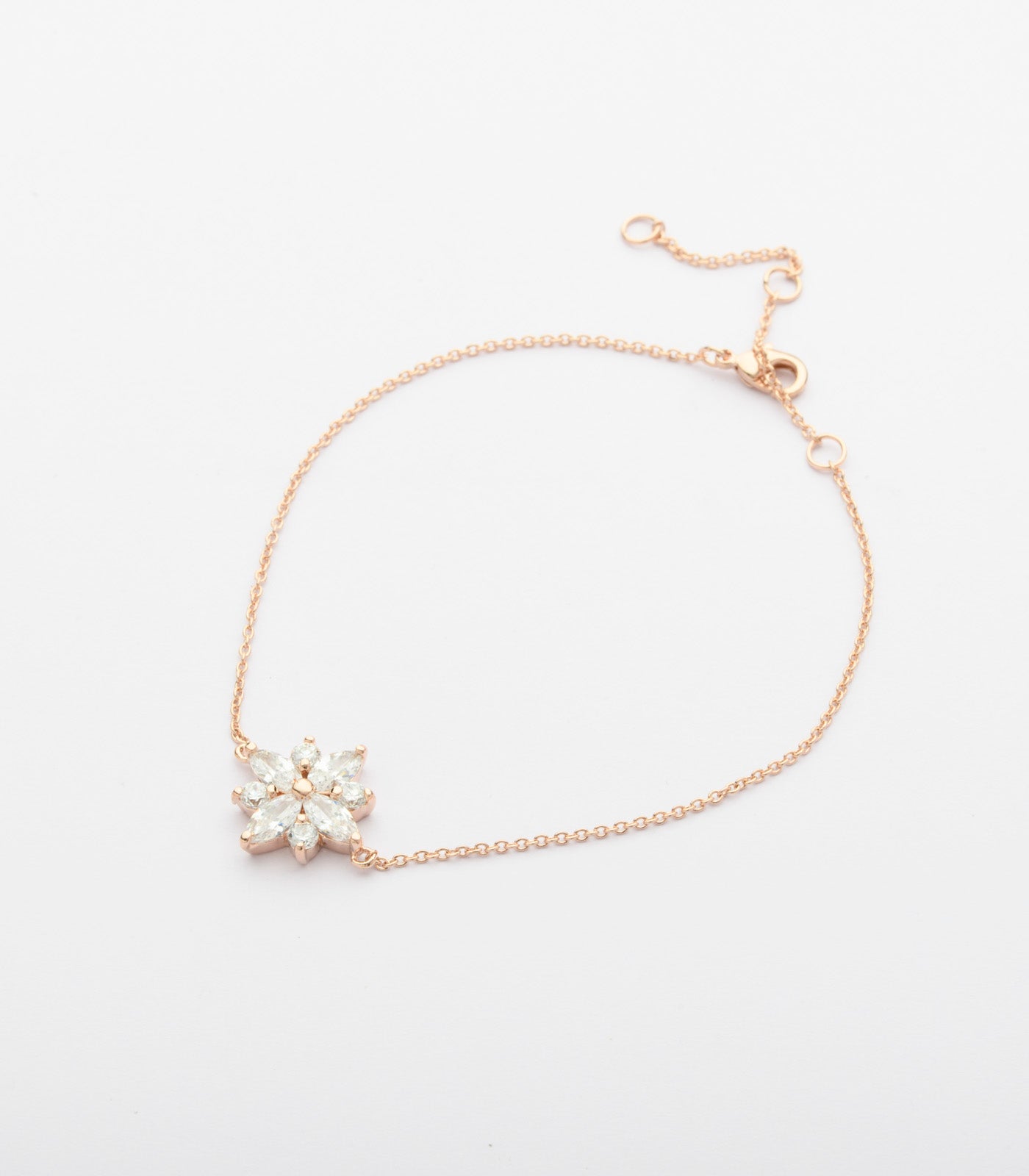 White Flower Bracelet