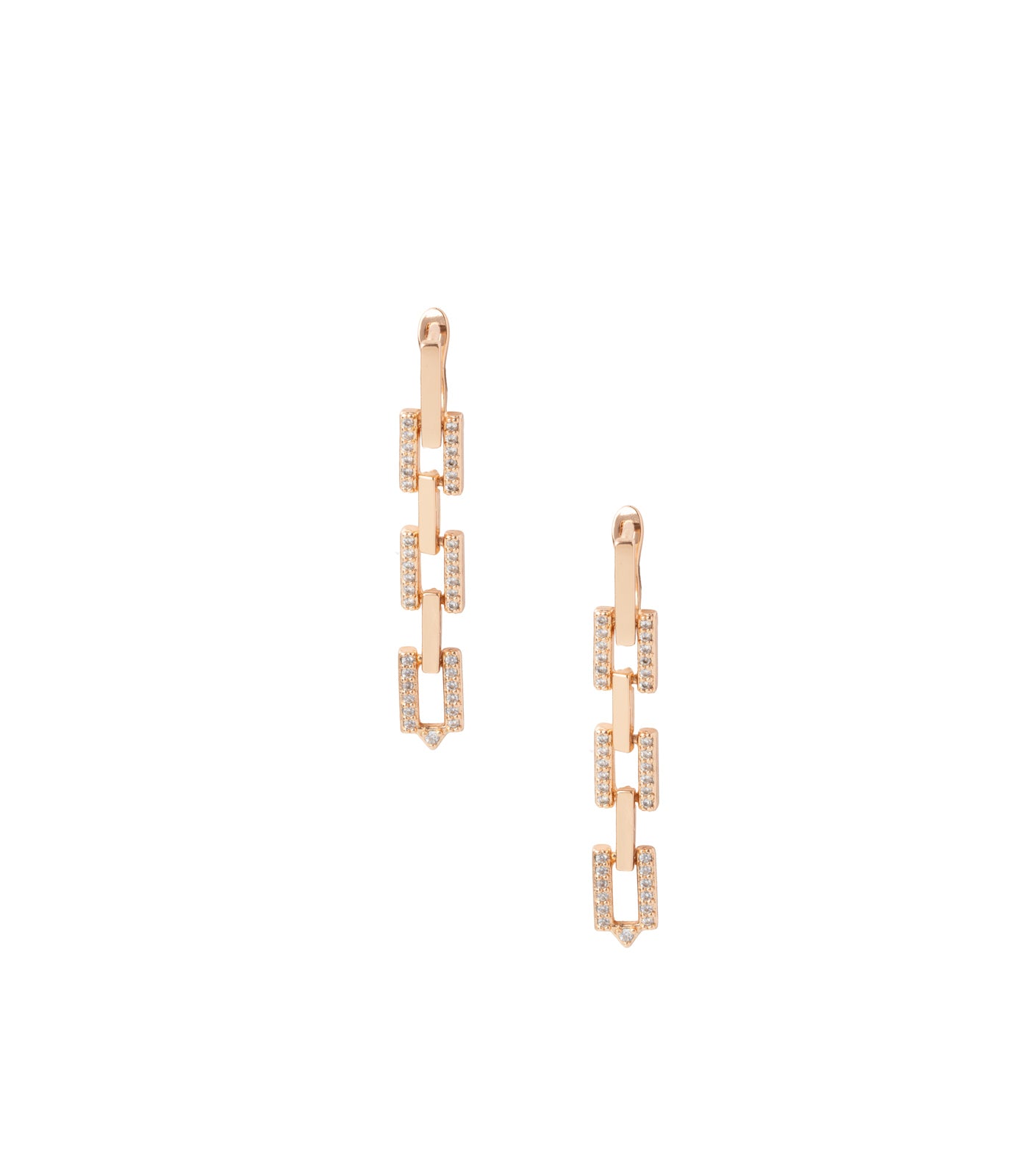 Dangling Chain Style Earrings