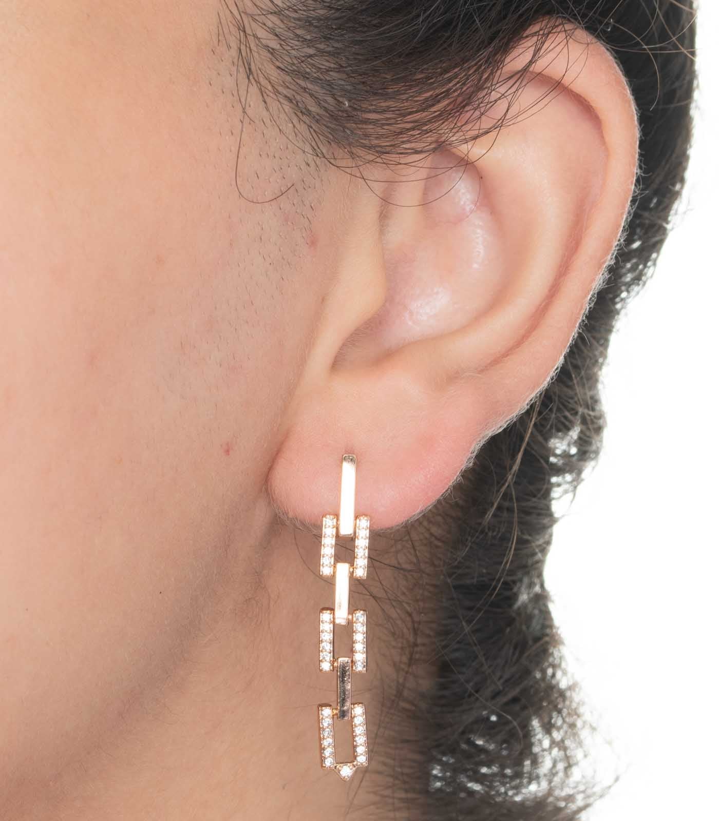 Dangling Chain Style Earrings