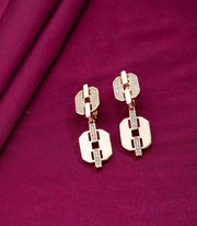 Riva Link Drop Earrings -  Saadhgi Collection