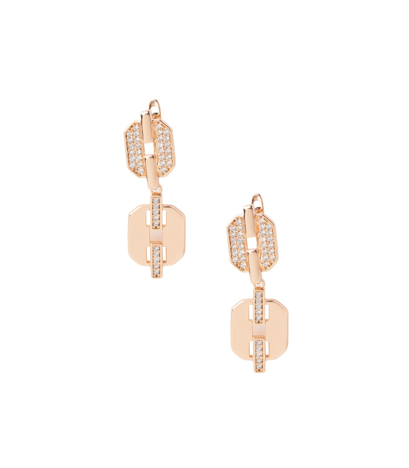 Riva Link Drop Earrings -  Saadhgi Collection