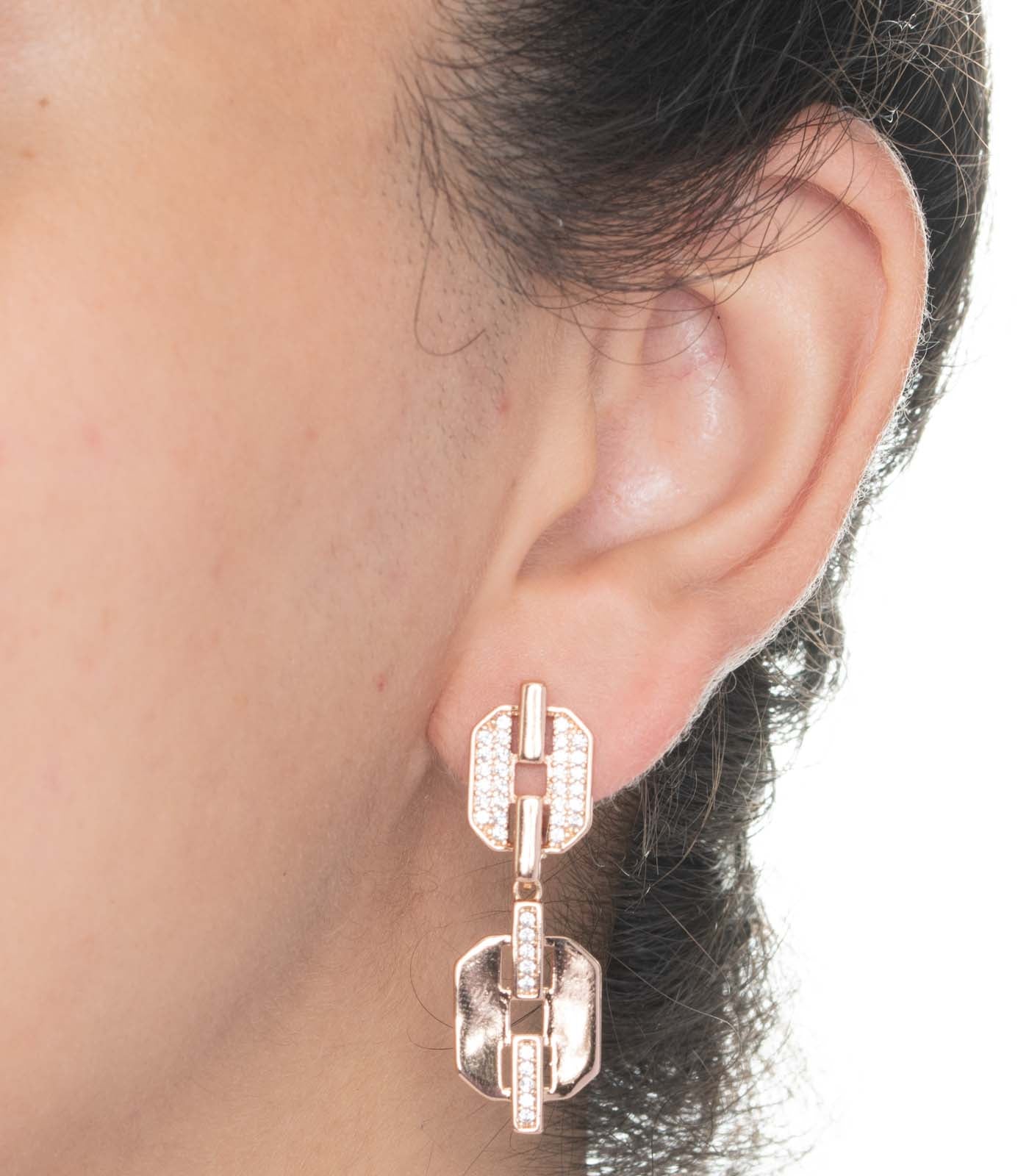 Riva Link Drop Earrings -  Saadhgi Collection