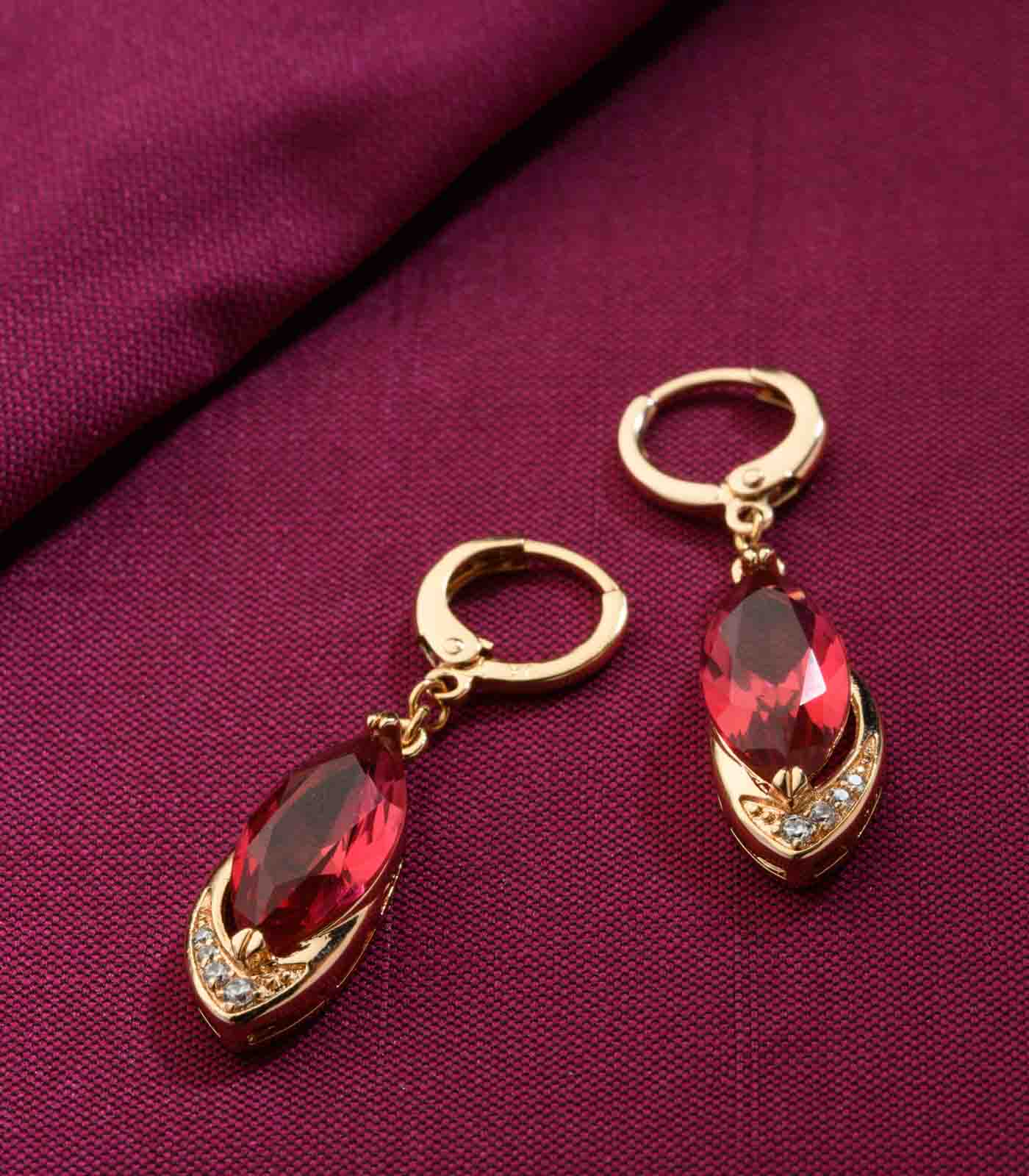 Red Party Earrings