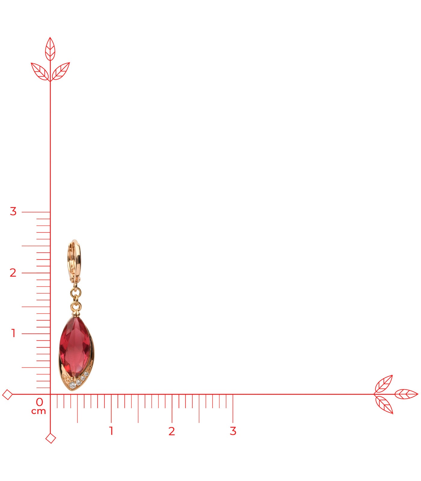Red Party Earrings