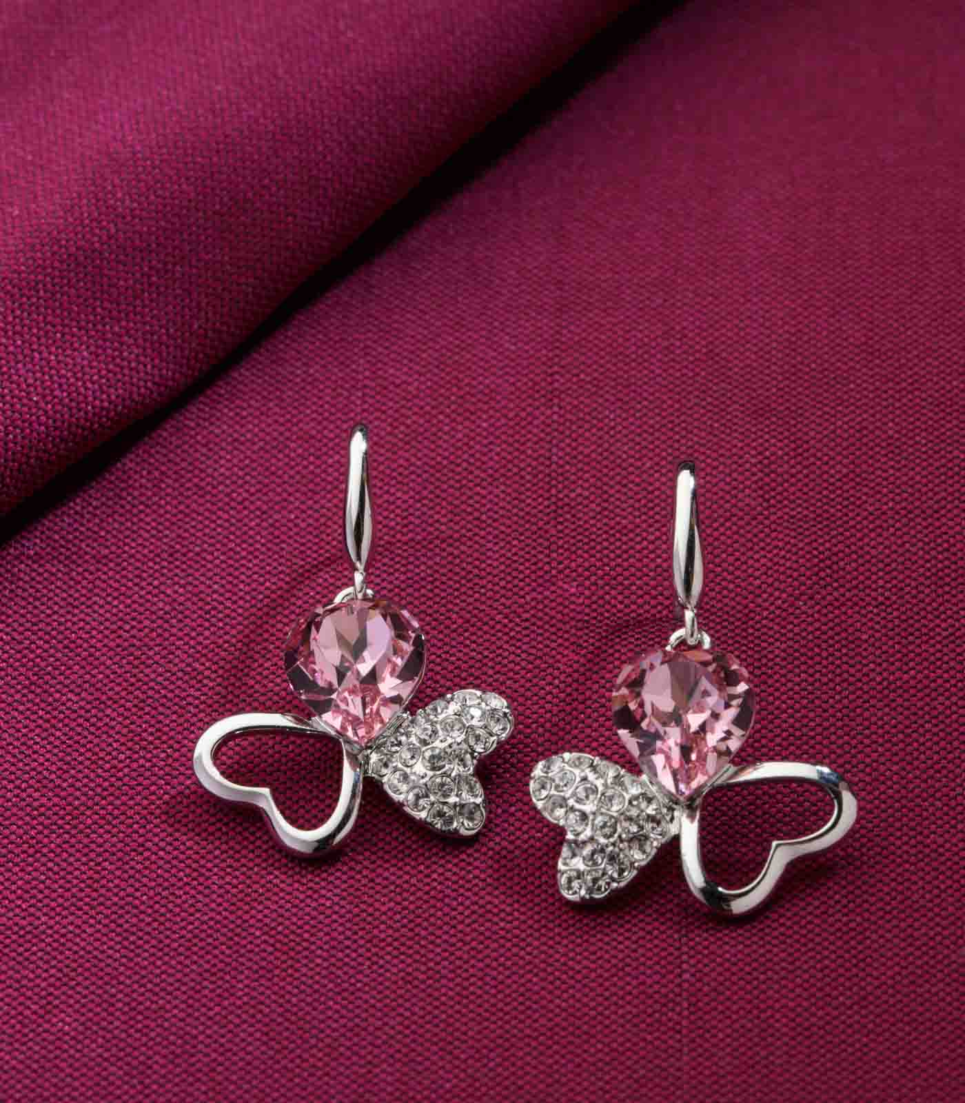 Amora Heart Earrings - Saadhgi Collection