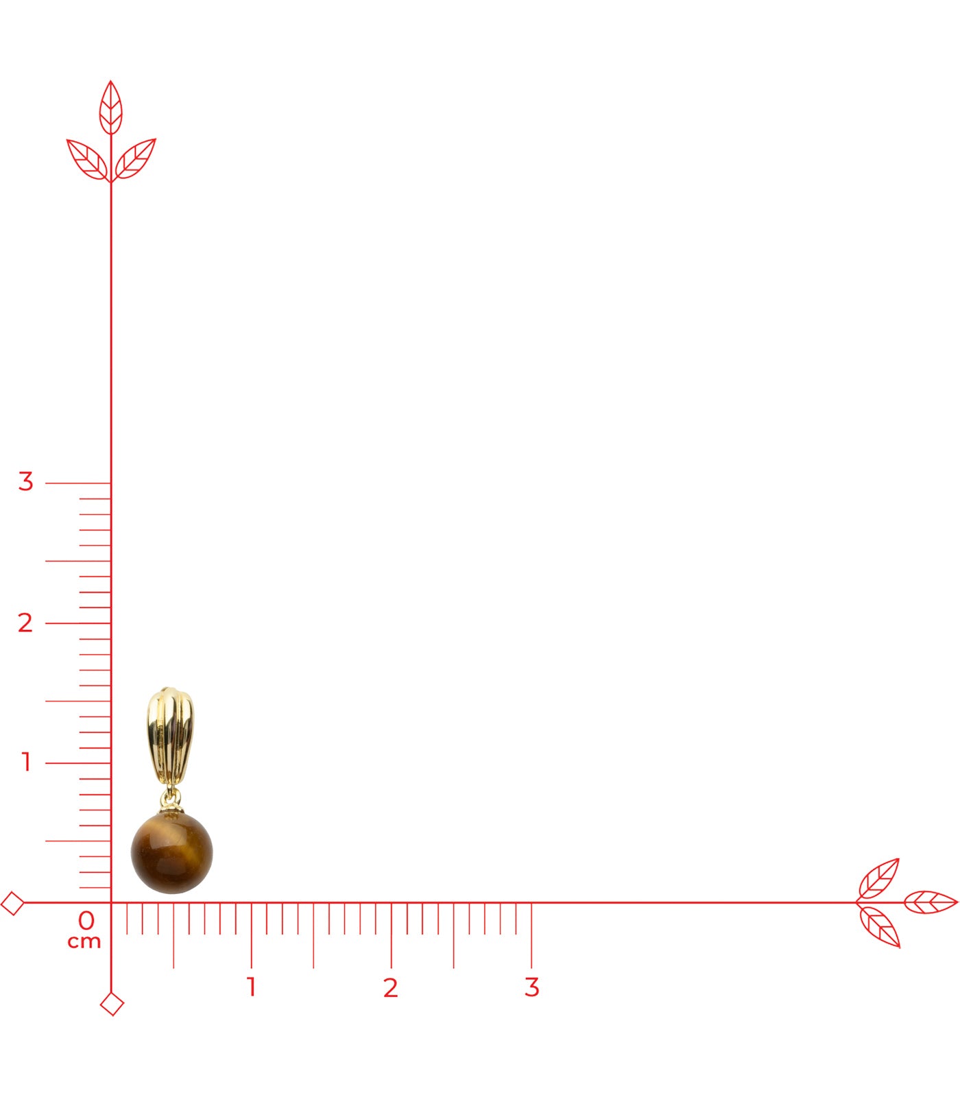 Brown Drop Earrings