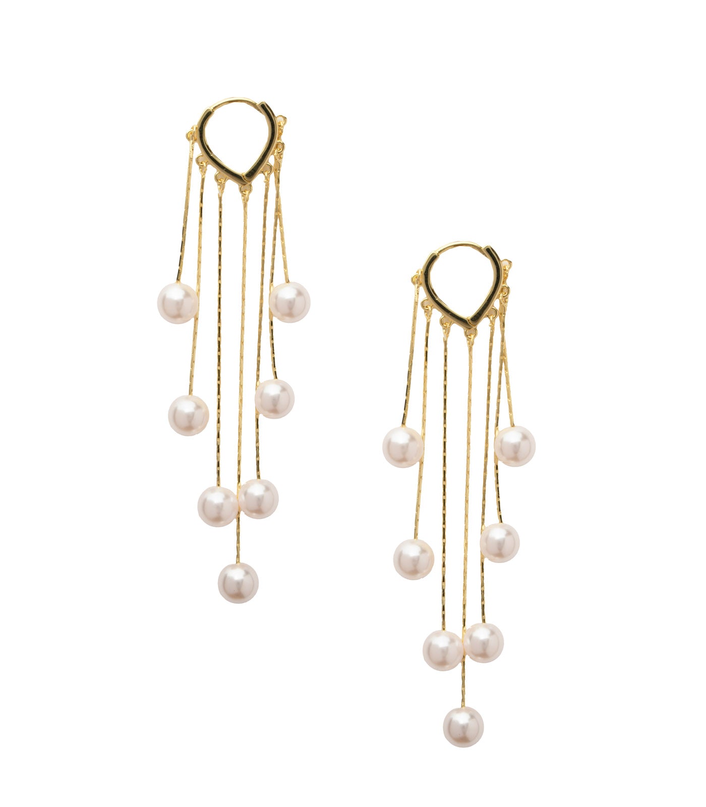 Pearla Cascade Drop Earrings - Saadhgi Collection