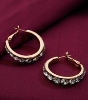 Classic Crystal Hoops