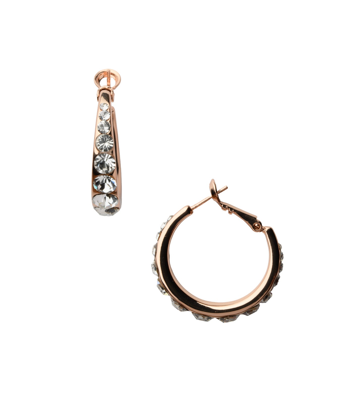 Classic Crystal Hoops