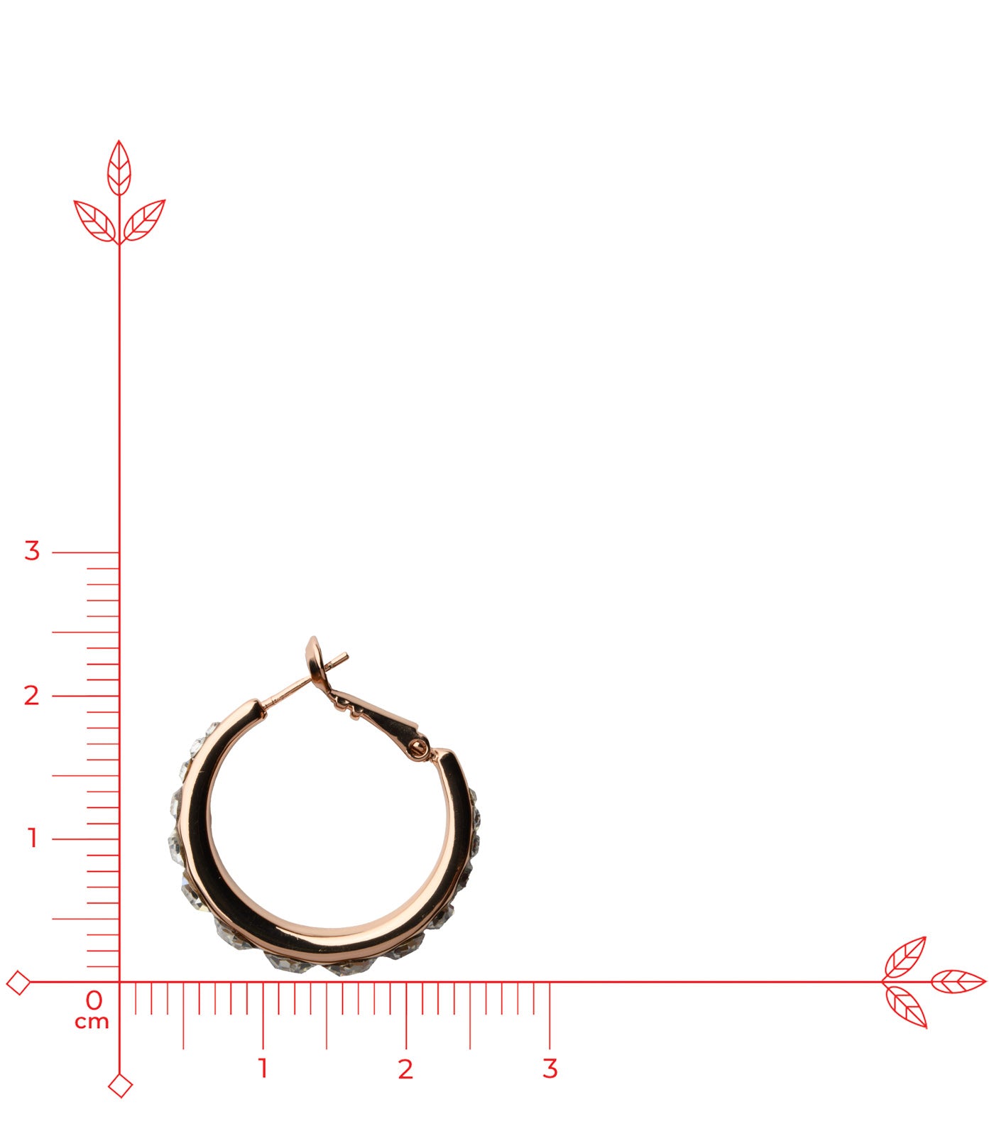 Classic Crystal Hoops
