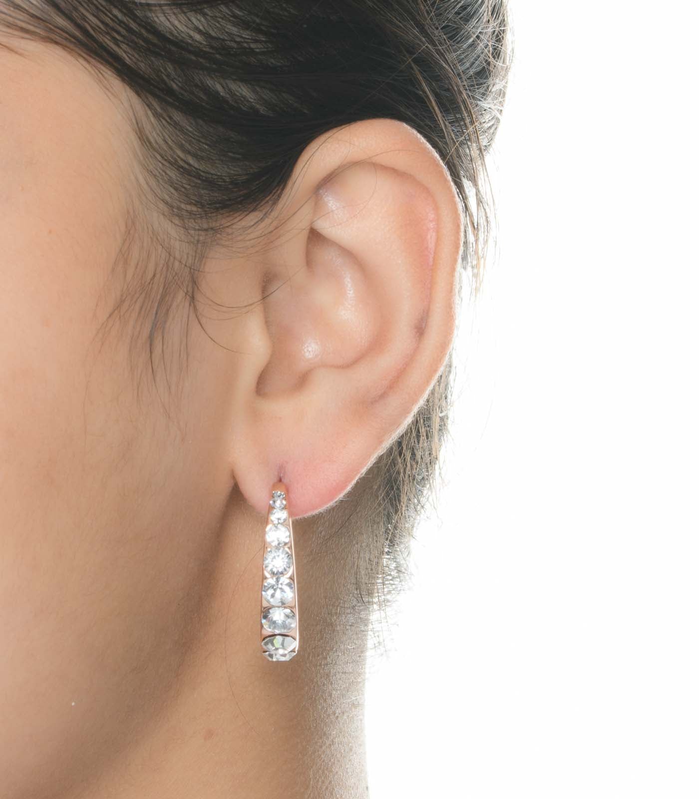 Classic Crystal Hoops