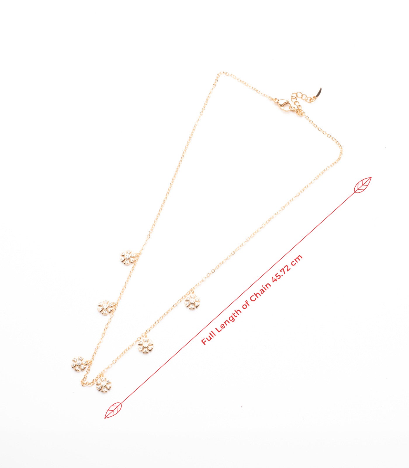 Floral Charm Necklace - Saadhgi Collection