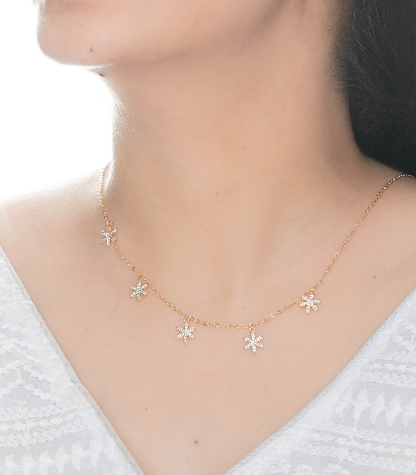 Floral Charm Necklace