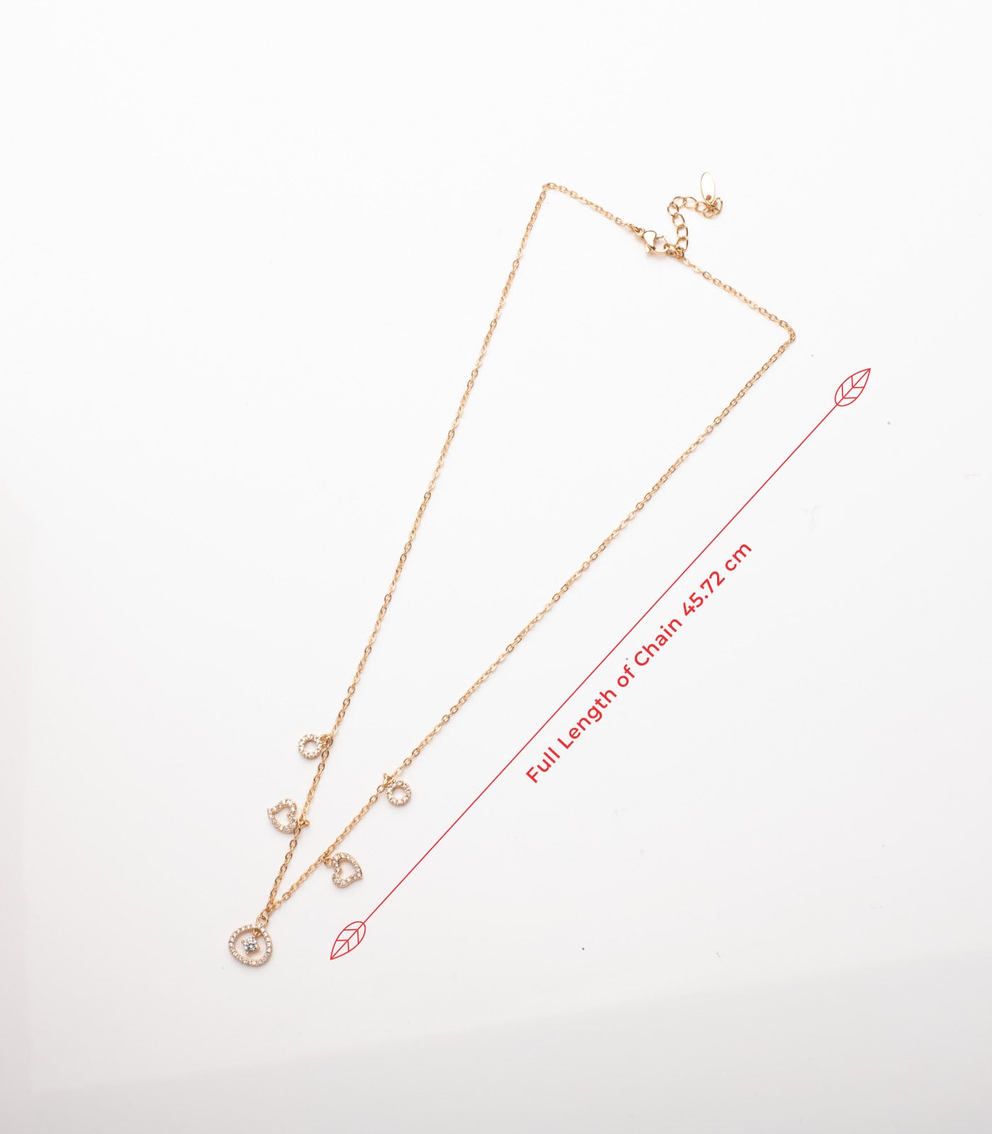 Dainty Heart Cascade - Saadhgi Collection