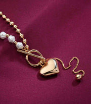 Golden Heart Toggle - Saadhgi Collection