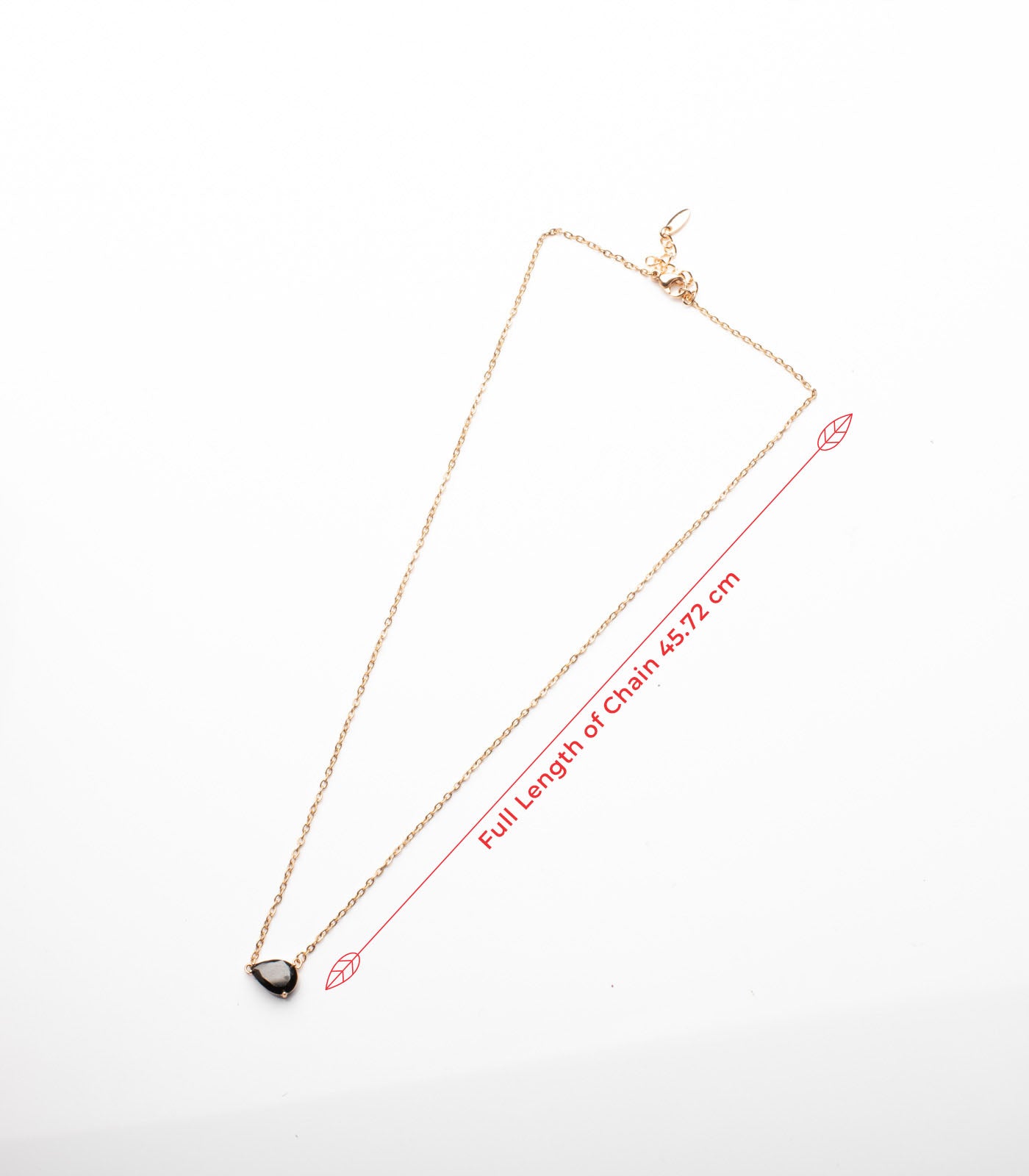 Noir Teardrop Charm - Saadhgi Collection