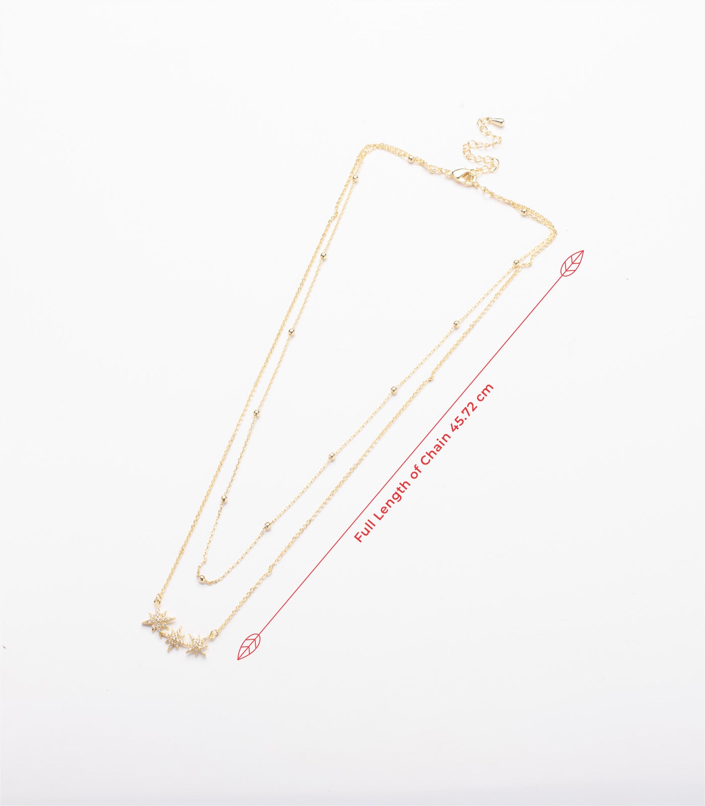 Stellar Trio Necklace - Saadhgi Collection