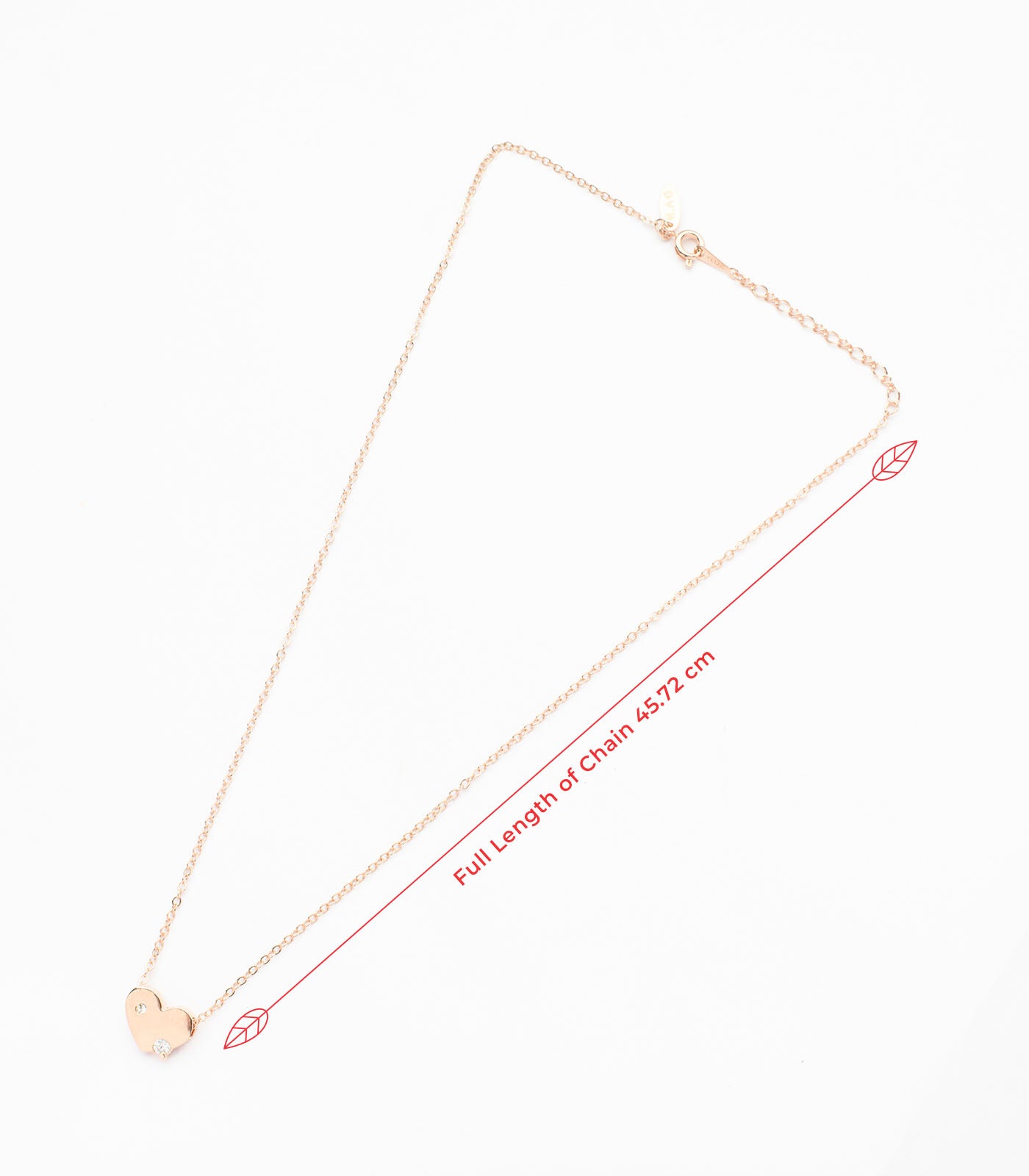 Golden Color Heart Necklace