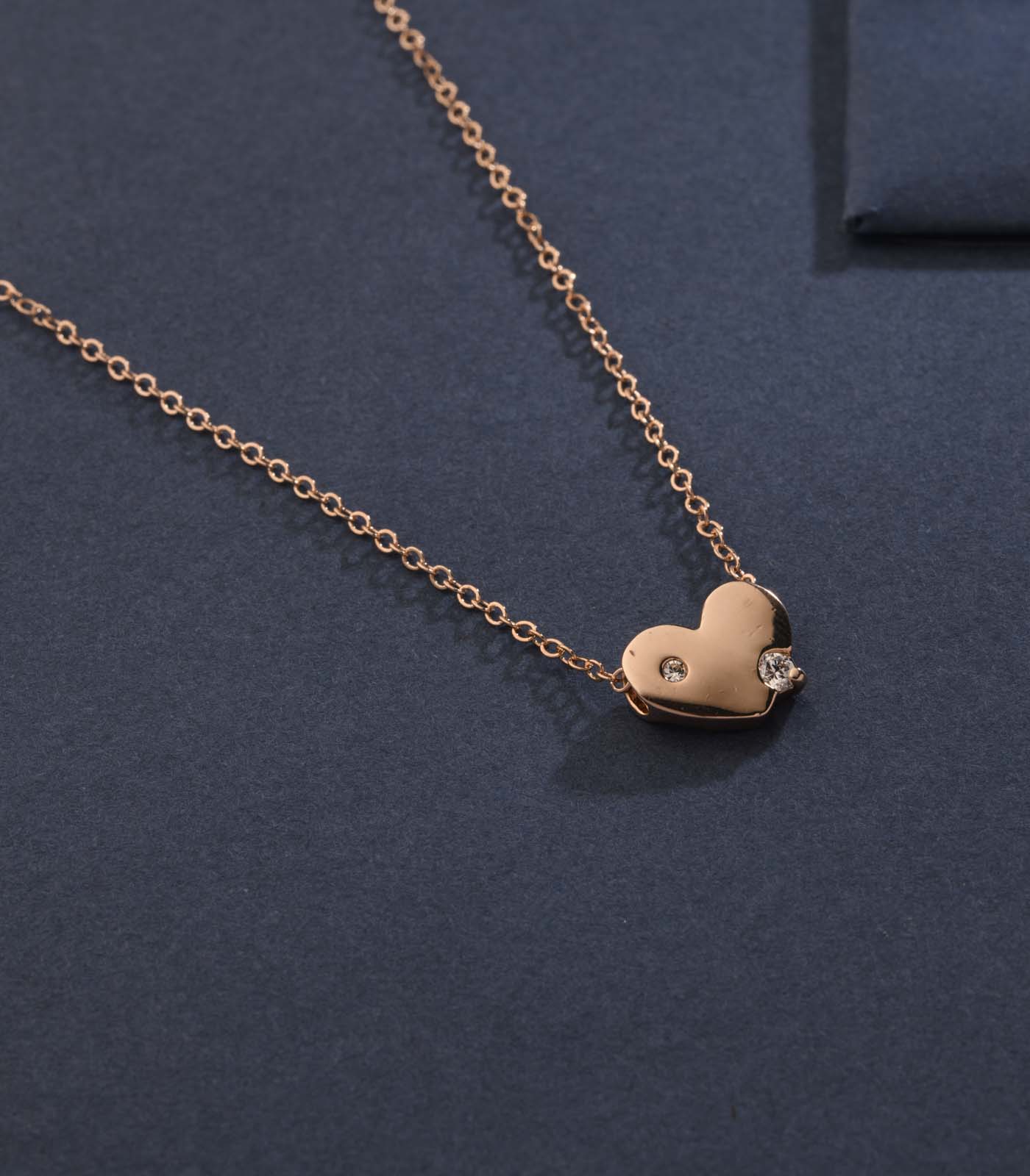 Golden Color Heart Necklace