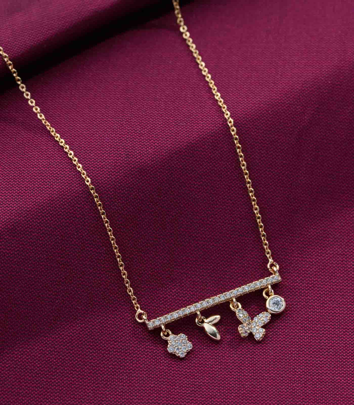 Dainty Charm Station Necklace