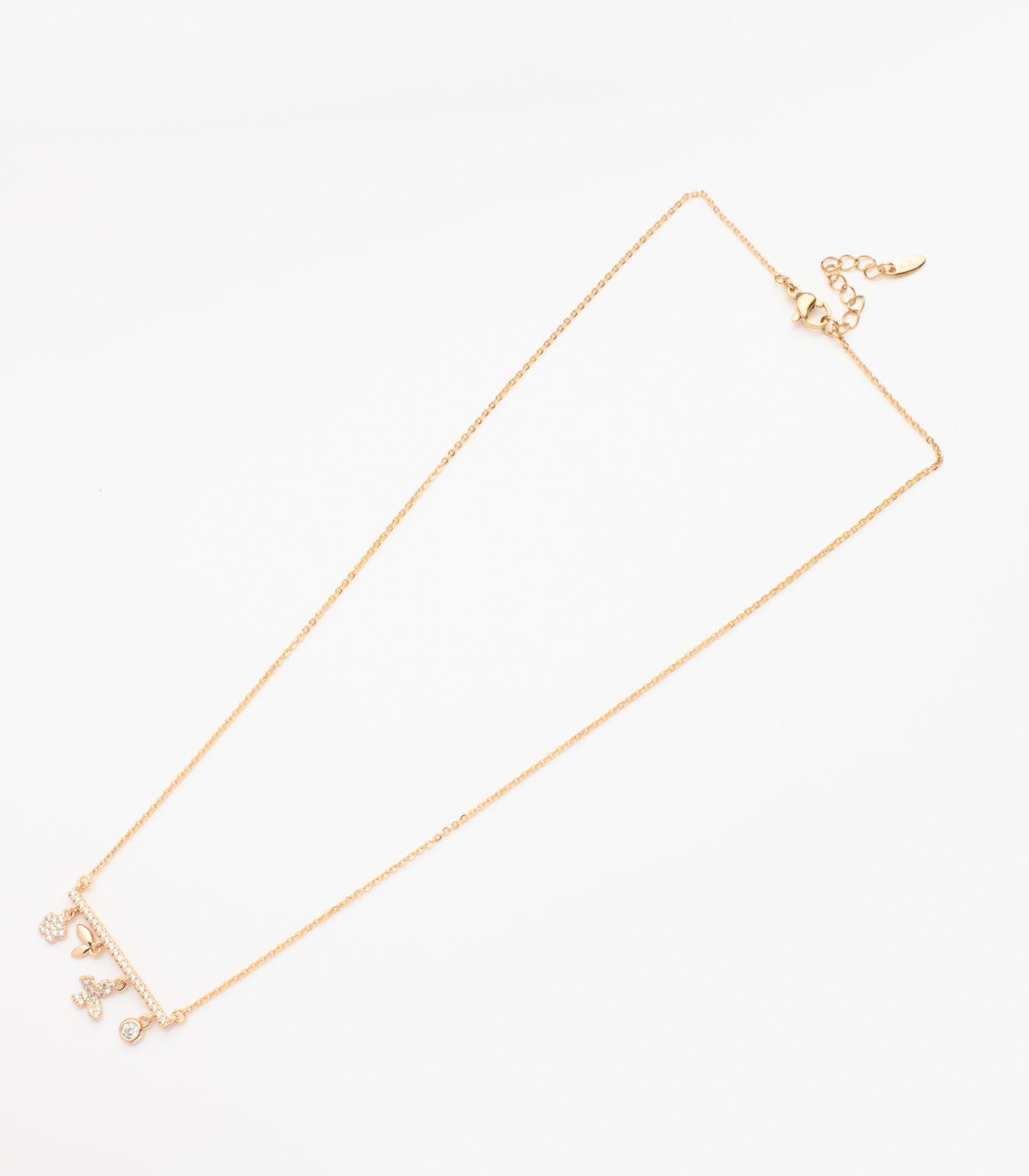 Dainty Charm Station Necklace