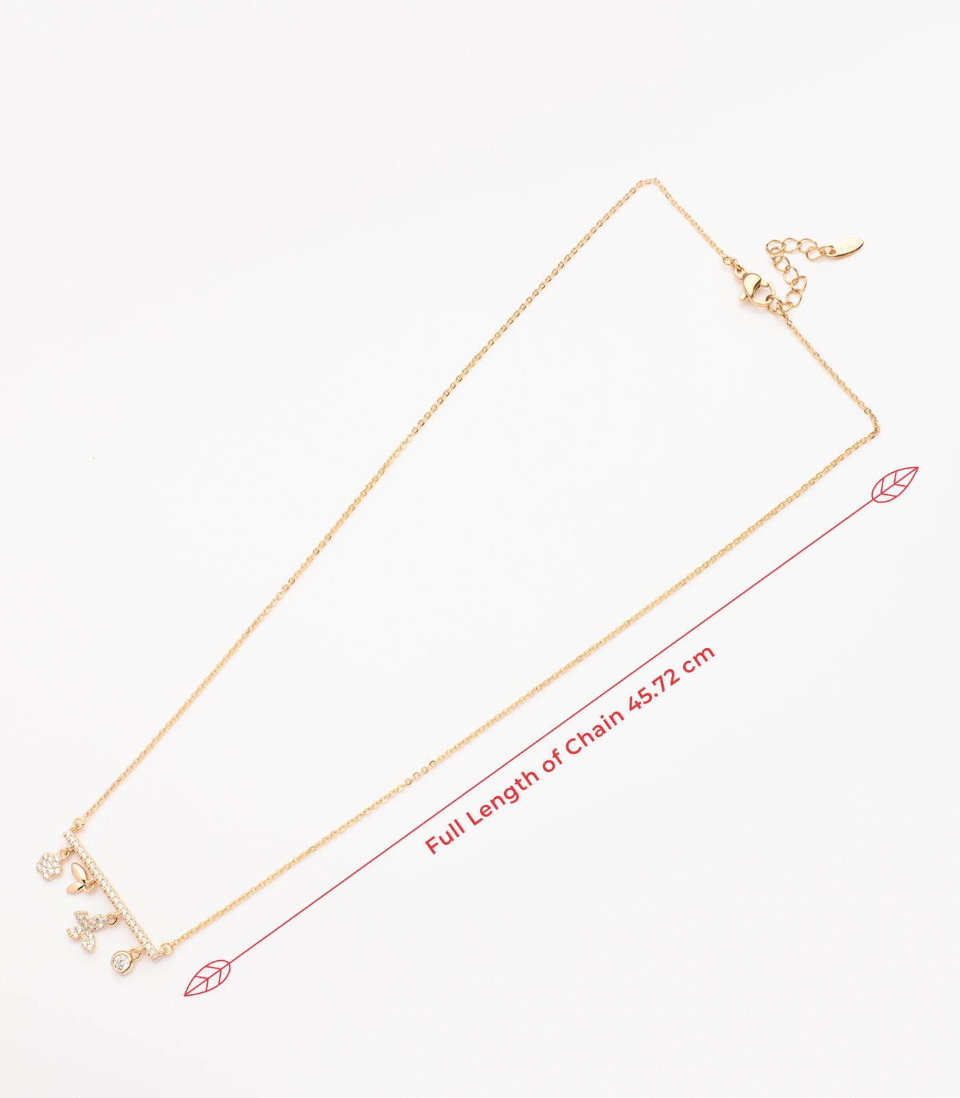 Dainty Charm Station Necklace