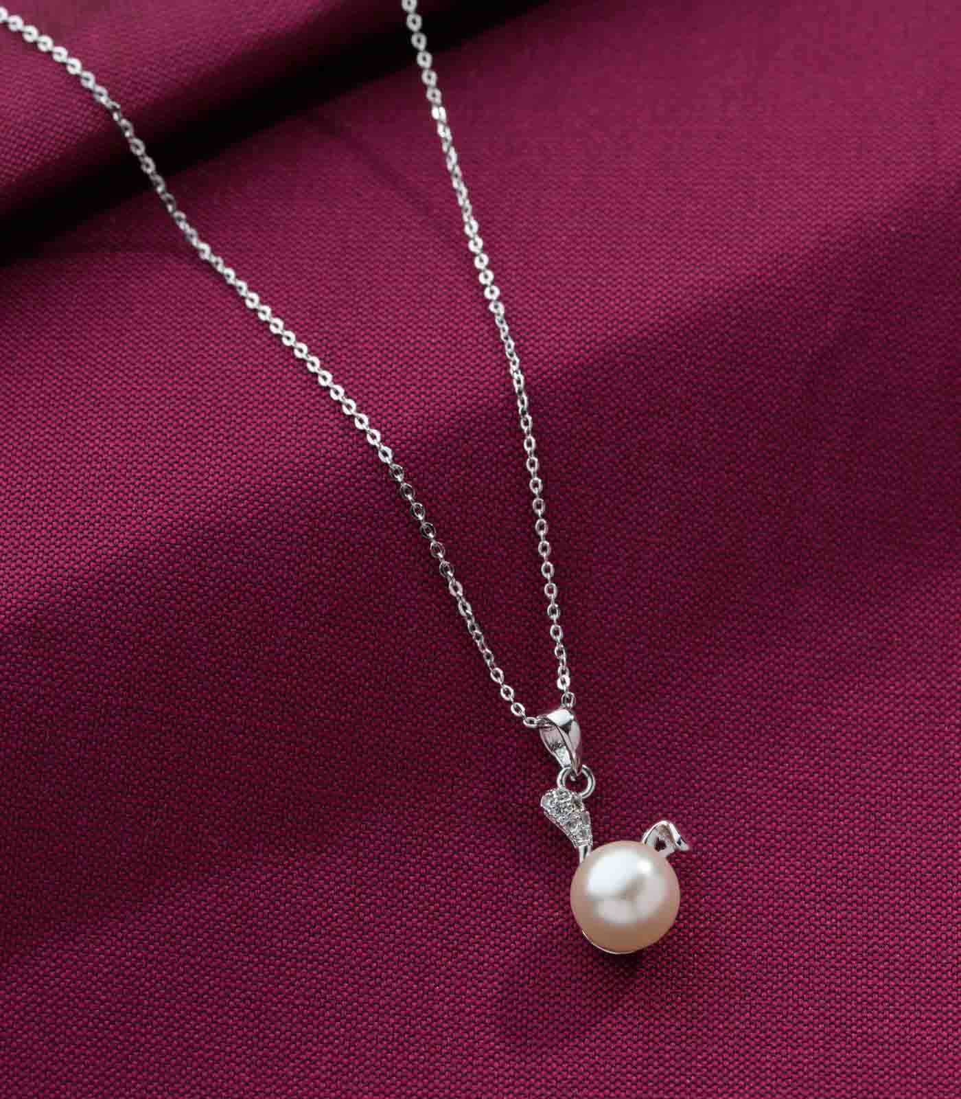 Pearl Bunny Necklace