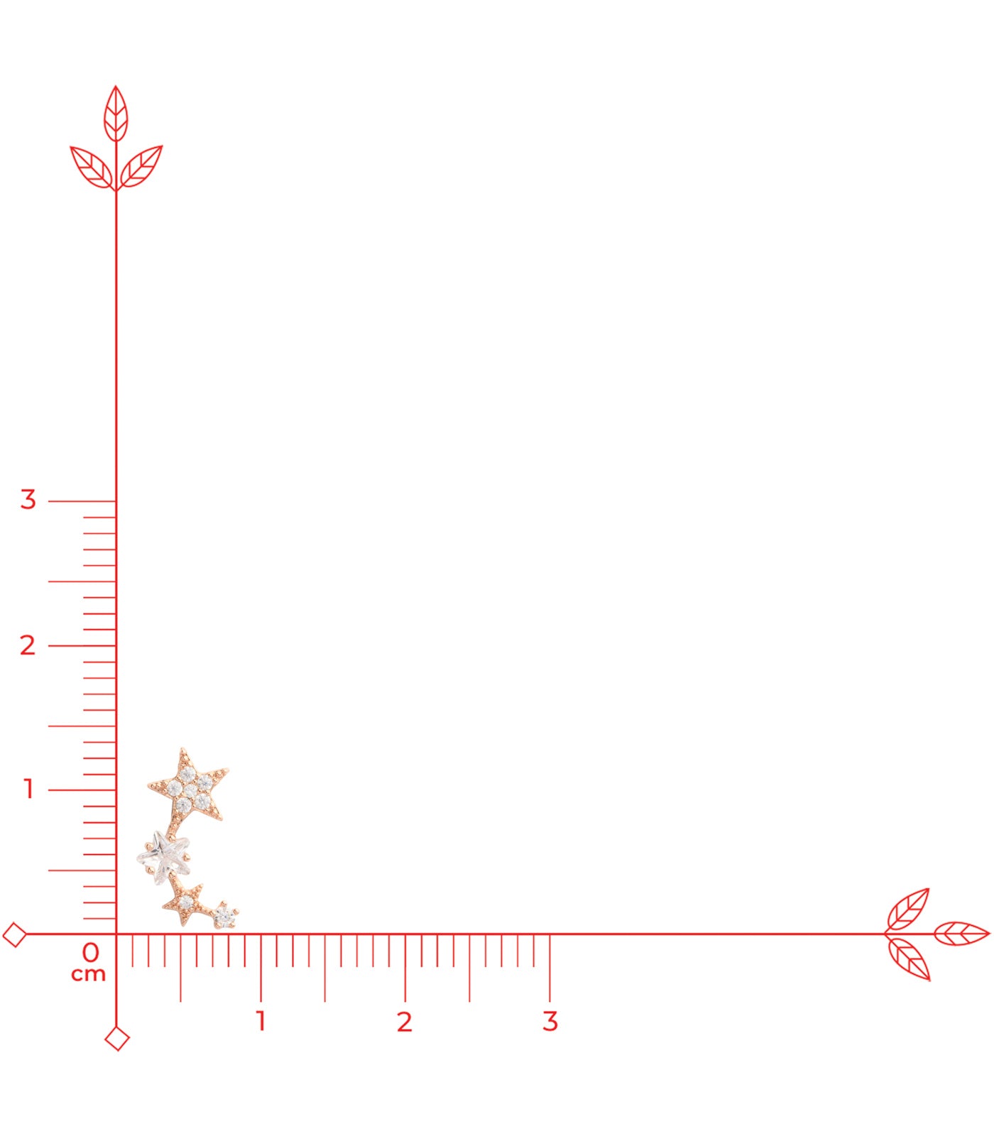 Zaria Starline Earrings - Saadhgi Collection