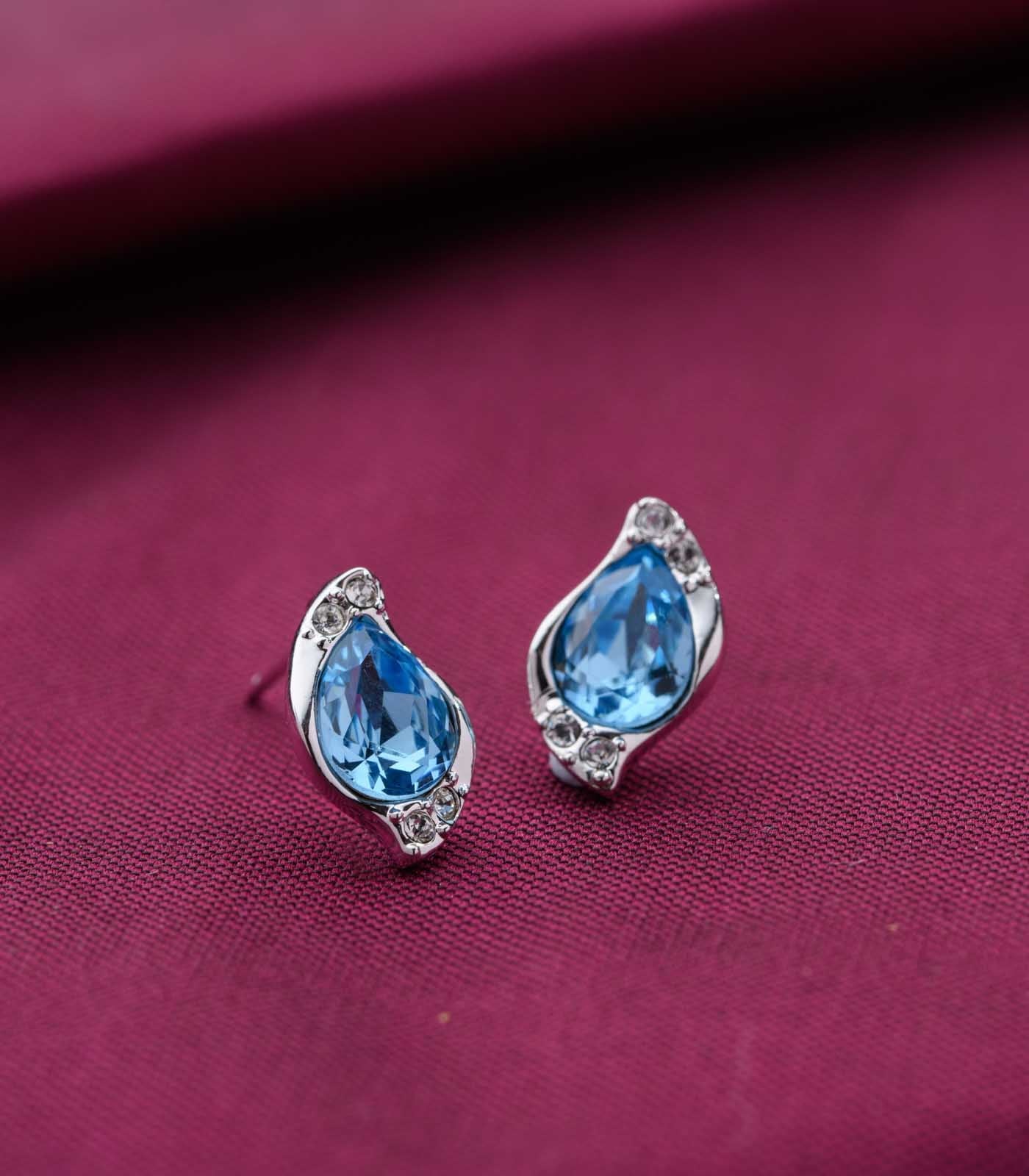 Blue Water Drop Tops
