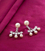 Pearl Arrow Earrings