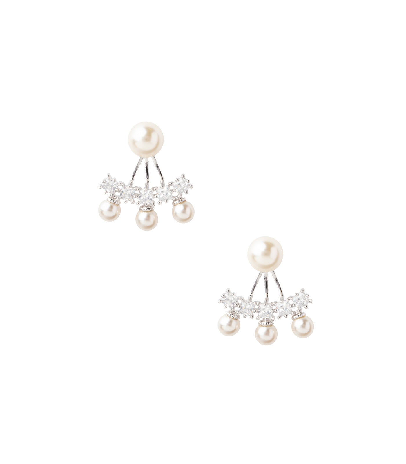 Pearl Arrow Earrings