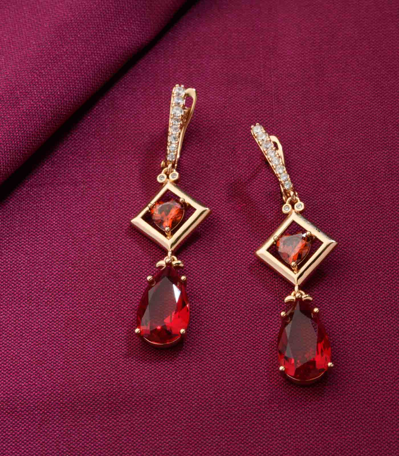Red Heart Party Earrings