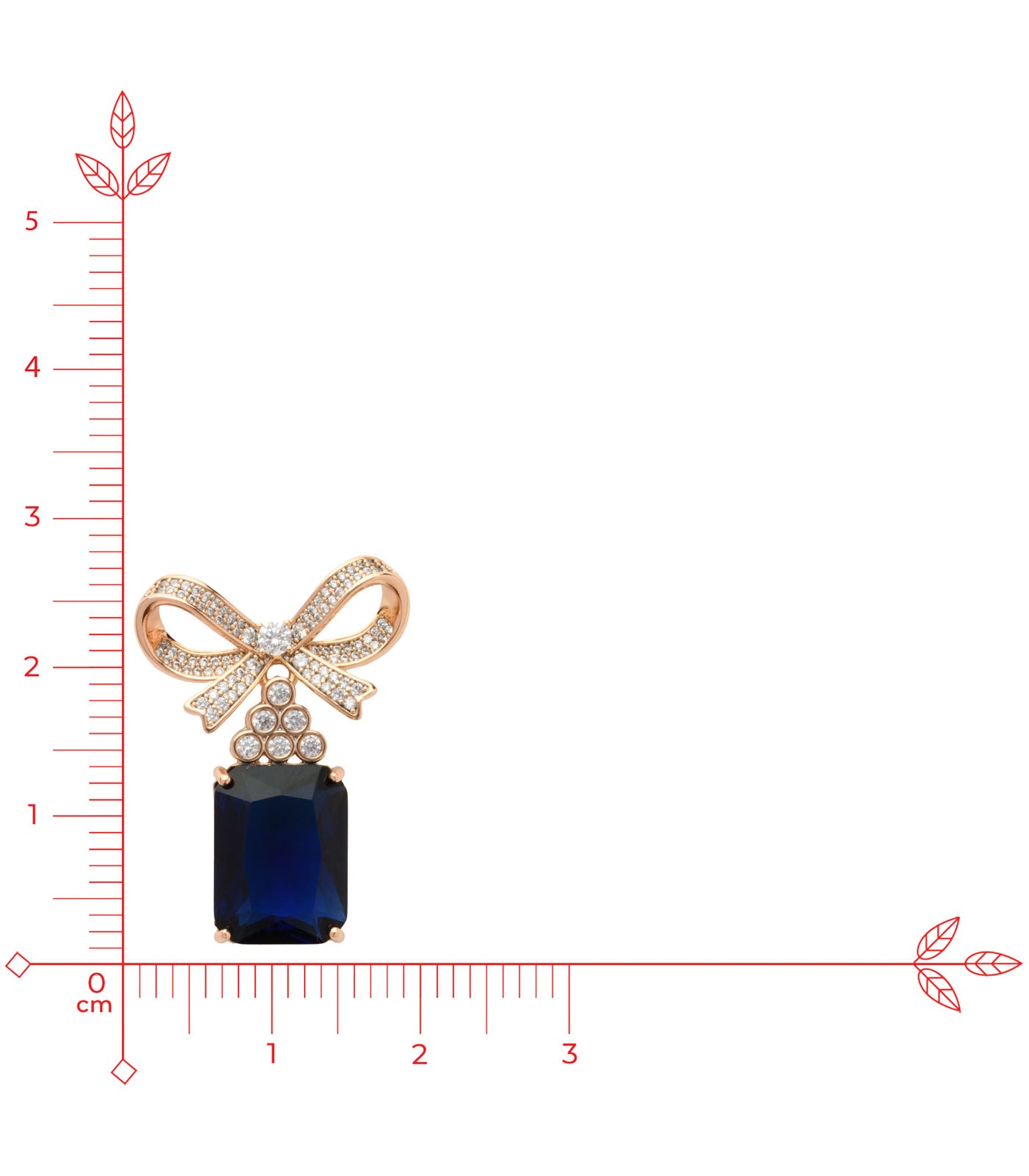 Midnight Bow Drops - Saadhgi Collection