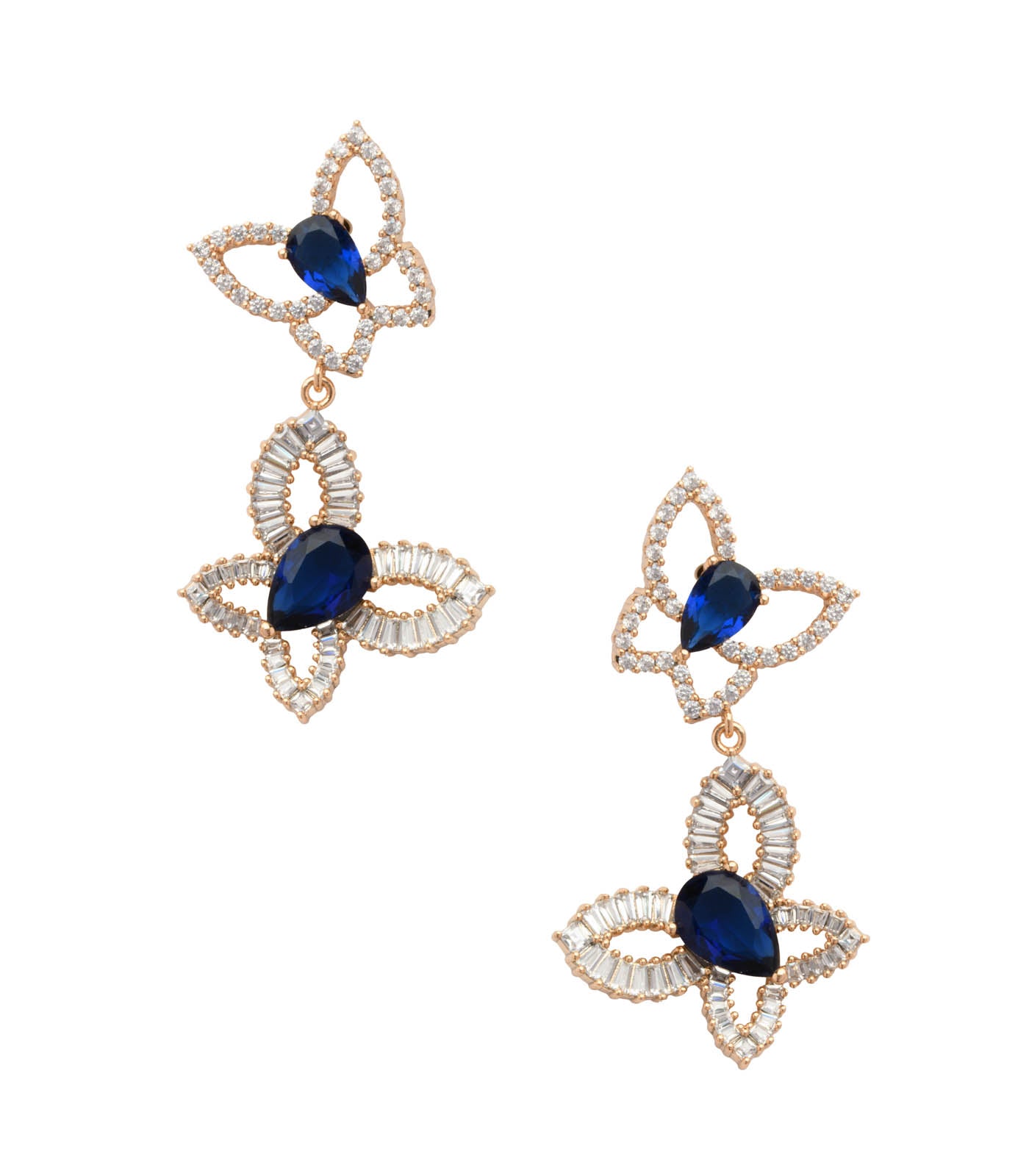 Evania Bloom Drop Earrings - Saadhgi Collection