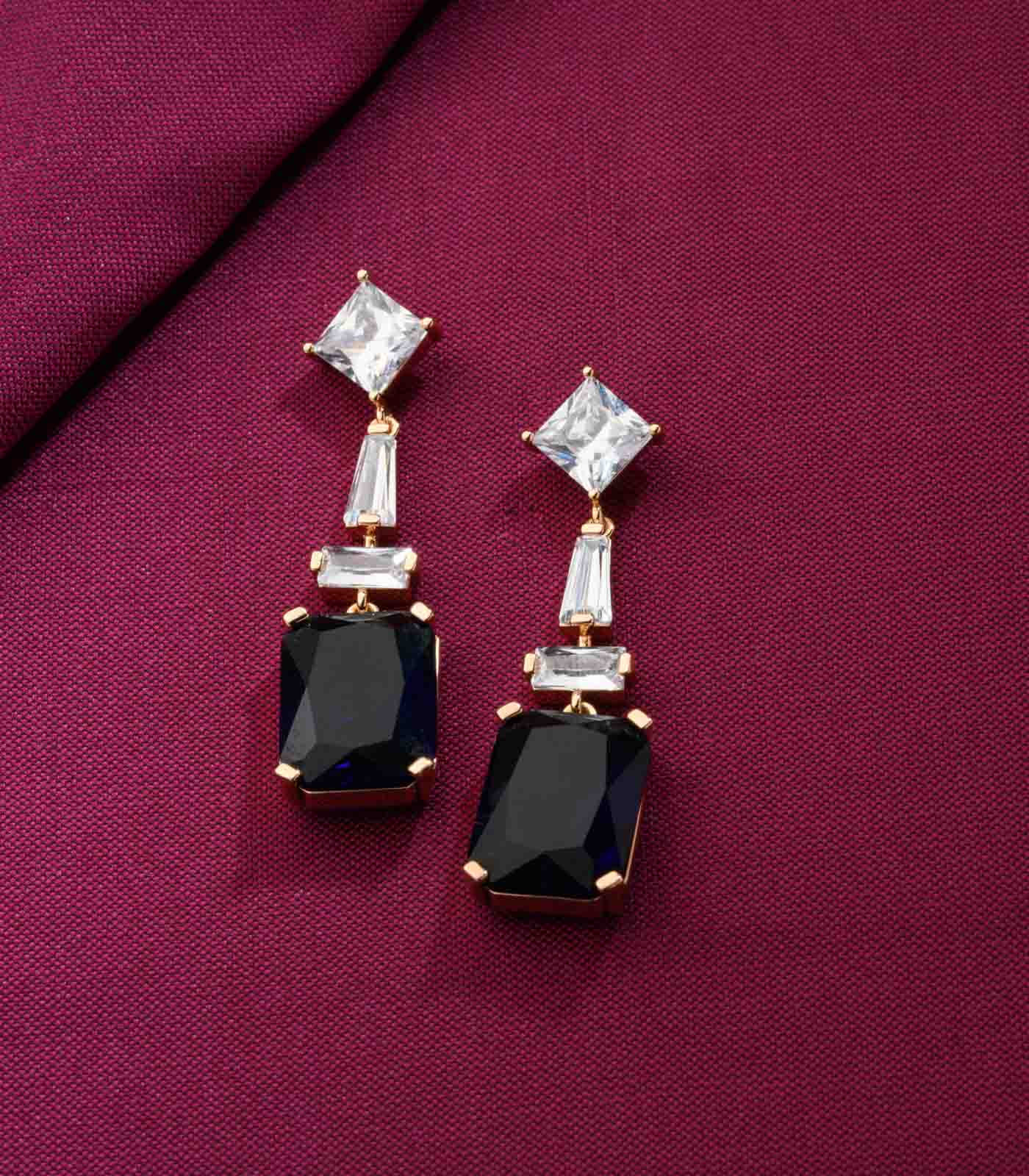 Blue Party Earrings