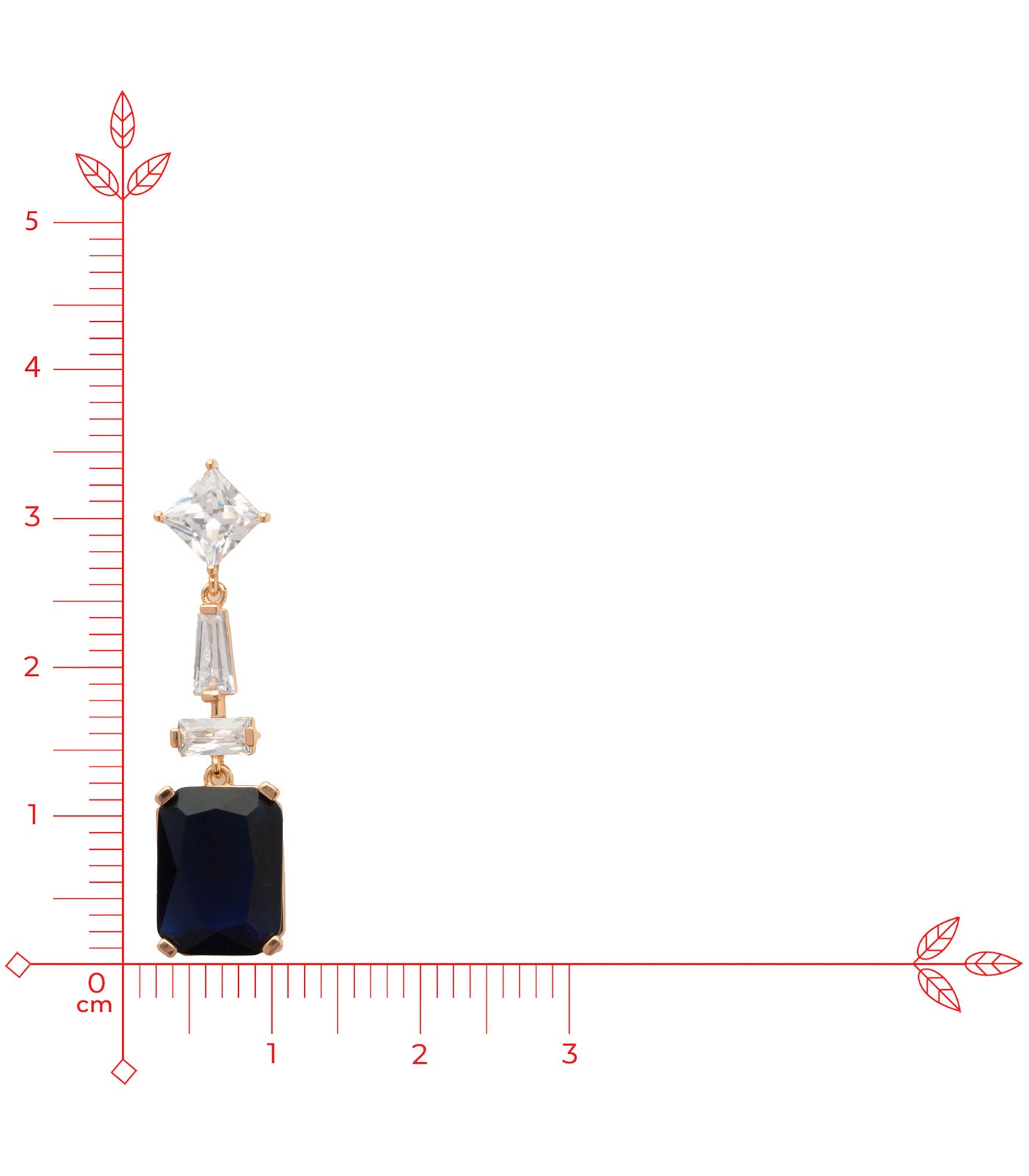 Blue Party Earrings