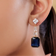 Blue Party Earrings